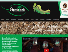 Tablet Screenshot of greentechgambia.com